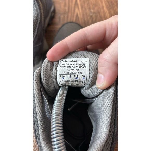 Columbia Helvatia Mid Waterpoof BL3912-046 Womens Hiking Boots Size 9 - Picture 8 of 8